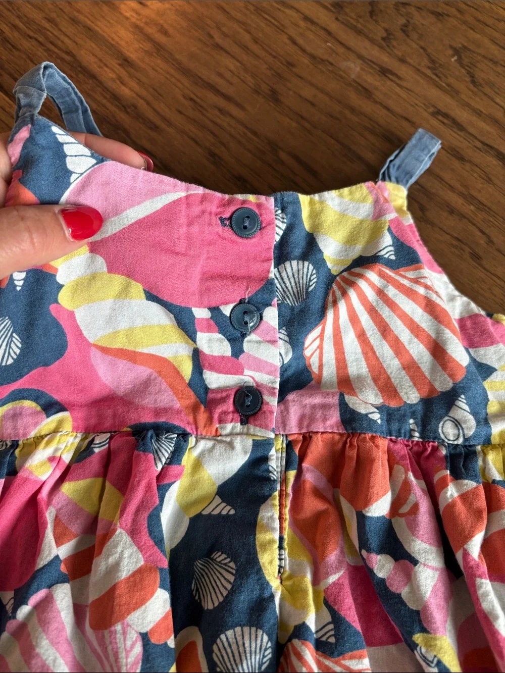 Girls' 2011 Bright Multi-Color Beach Seashell Sundress